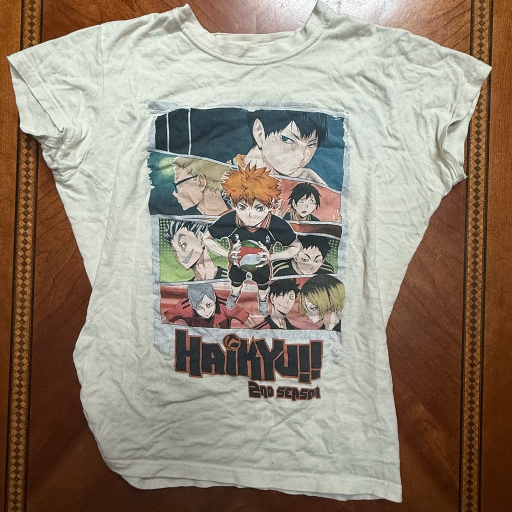 Haikyuu!! Teens Graphic T-Shirt - White